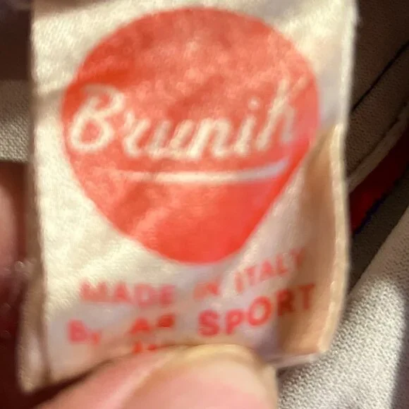 Vintage 90's Rare Brunik By AB Sport Men's Red/Blue Racing Jacket Sz 52 - Picture 11 of 15